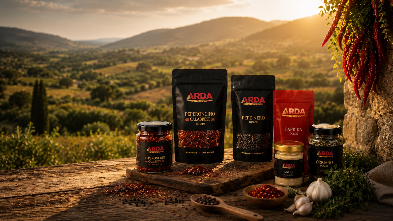 Prodotti ARDA Spezie in atmosfera calabrese